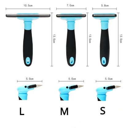 FurAway™ Double-Sided Deshedding Rake — For Dogs & Cats